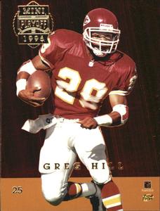 1996 Playoff Trophy Contenders - Back to Back Minis #25 Marshall Faulk / Greg Hill Back