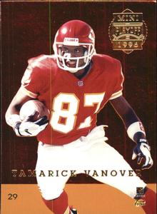 1996 Playoff Trophy Contenders - Back to Back Minis #29 Tamarick Vanover / Zack Crockett Front