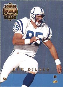 1996 Playoff Trophy Contenders - Back to Back Minis #56 Ken Dilger / Eric Zeier Front