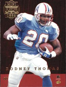 1996 Playoff Trophy Contenders - Back to Back Minis #60 Rodney Thomas / James O. Stewart Front