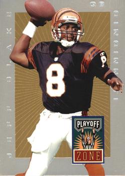1996 Playoff Trophy Contenders - Playoff Zone #PZ-2 Jeff Blake Front