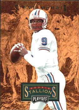 1996 Playoff Trophy Contenders - Rookie Stallions #RS-10 Steve McNair Front