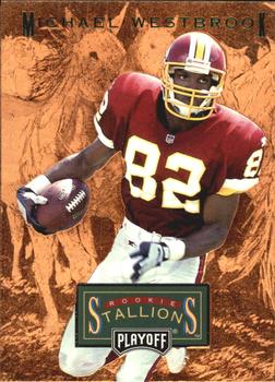 1996 Playoff Trophy Contenders - Rookie Stallions #RS-18 Michael Westbrook Front