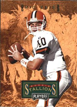 1996 Playoff Trophy Contenders - Rookie Stallions #RS-20 Eric Zeier Front