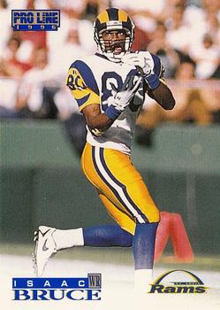 1996 Pro Line #131 Isaac Bruce Front