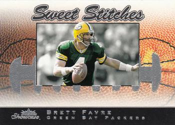 2003 Fleer Showcase - Sweet Stitches #1 SS Brett Favre Front