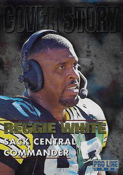 1996 Pro Line - Cover Story #CS14 Reggie White Front