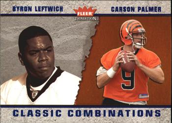 2003 Fleer Tradition - Classic Combinations Blue #29 CC Carson Palmer / Byron Leftwich Front