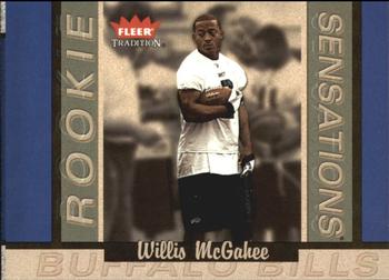 2003 Fleer Tradition - Rookie Sensations #7 RS Willis McGahee Front