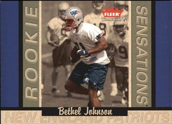 2003 Fleer Tradition - Rookie Sensations #8 RS Bethel Johnson Front