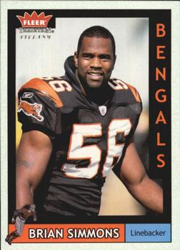 2003 Fleer Tradition - Tiffany #136 Brian Simmons Front