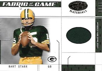 2003 Leaf Certified Materials - Fabric of the Game #FG-3 Bart Starr Front