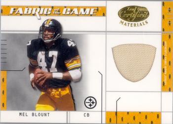 2003 Leaf Certified Materials - Fabric of the Game #FG-45 Mel Blount Front