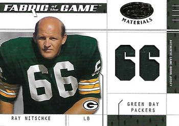 2003 Leaf Certified Materials - Fabric of the Game #FG-47 Ray Nitschke Front