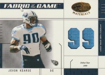 2003 Leaf Certified Materials - Fabric of the Game #FG-93 Jevon Kearse Front
