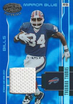 2003 Leaf Certified Materials - Mirror Blue #145 Thurman Thomas Front