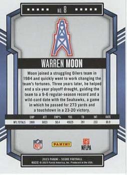 2023 Score - Gold #8 Warren Moon Back