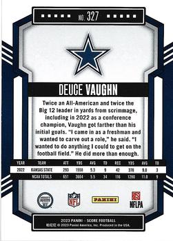 2023 Score - Orange #327 Deuce Vaughn Back