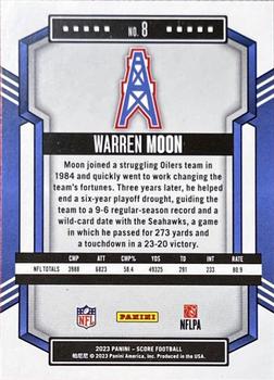 2023 Score - Red #8 Warren Moon Back