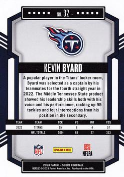 2023 Score - Red #32 Kevin Byard Back