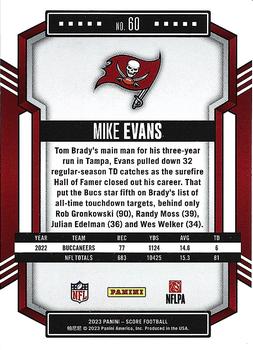 2023 Score - Red #60 Mike Evans Back