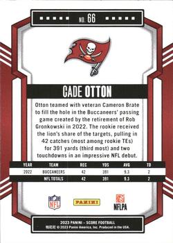 2023 Score - Red #66 Cade Otton Back