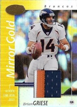 2003 Leaf Certified Materials - Mirror Gold #37 Brian Griese Front