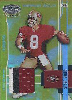 2003 Leaf Certified Materials - Mirror Gold #144 Steve Young Front