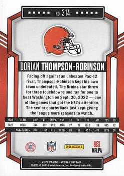 2023 Score - Artist Proof #314 Dorian Thompson-Robinson Back