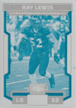 2023 Score - Printing Plates Cyan #195 Ray Lewis Front