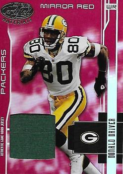2003 Leaf Certified Materials - Mirror Red #51 Donald Driver Front