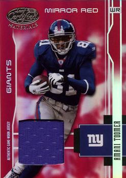 2003 Leaf Certified Materials - Mirror Red #83 Amani Toomer Front