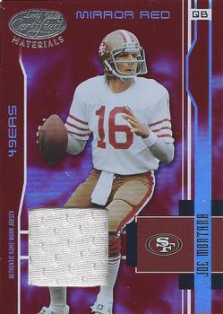 2003 Leaf Certified Materials - Mirror Red #139 Joe Montana Front