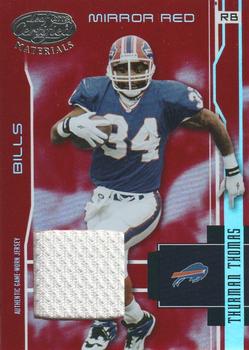 2003 Leaf Certified Materials - Mirror Red #145 Thurman Thomas Front