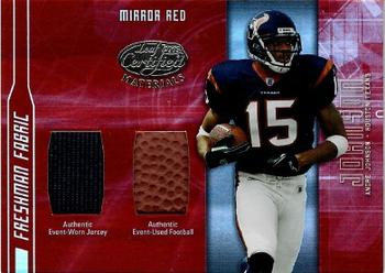 2003 Leaf Certified Materials - Mirror Red #FF-165 Andre Johnson Front