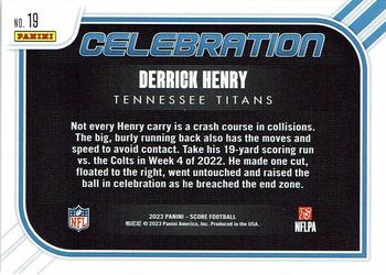 2023 Score - Celebration Red #19 Derrick Henry Back