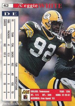1996 Pro Line II Intense #42 Reggie White Back