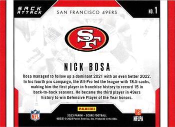2023 Score - Sack Attack #1 Nick Bosa Back