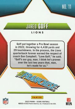 2023 Score - The Franchise #11 Jared Goff Back