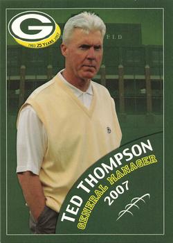 2007 Green Bay Packers Police - Copps Food Center, Manitowoc Police Department #1 Ted Thompson Front