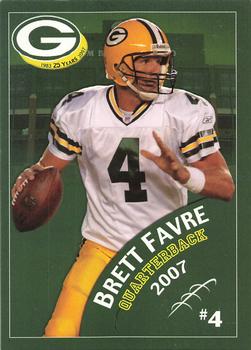 2007 Green Bay Packers Police - Copps Food Center, Manitowoc Police Department #3 Brett Favre Front