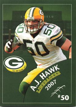 2007 Green Bay Packers Police - Copps Food Center, Manitowoc Police Department #16 A.J. Hawk Front