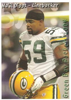 2004 Green Bay Packers Police - Copps Food Center, Manitowoc Police Department #10 Na'il Diggs Front