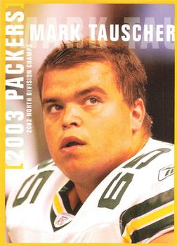 2003 Green Bay Packers Police - Copps Food Center, Manitowoc Police Department #11 Mark Tauscher Front