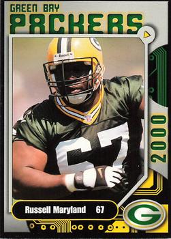 2000 Green Bay Packers Police - Copps Food Center, Manitowoc Police Department #12 Russell Maryland Front