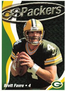 1998 Green Bay Packers Police - Copps Food Center, Manitowoc Police Department #9 Brett Favre Front