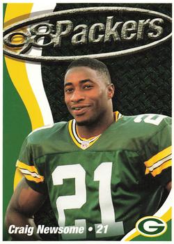1998 Green Bay Packers Police - Copps Food Center, Manitowoc Police Department #14 Craig Newsome Front