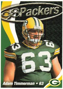 1998 Green Bay Packers Police - Copps Food Center, Manitowoc Police Department #15 Adam Timmerman Front
