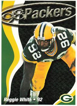 1998 Green Bay Packers Police - Copps Food Center, Manitowoc Police Department #17 Reggie White Front