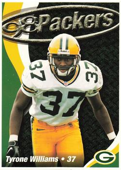1998 Green Bay Packers Police - Copps Food Center, Manitowoc Police Department #19 Tyrone Williams Front
